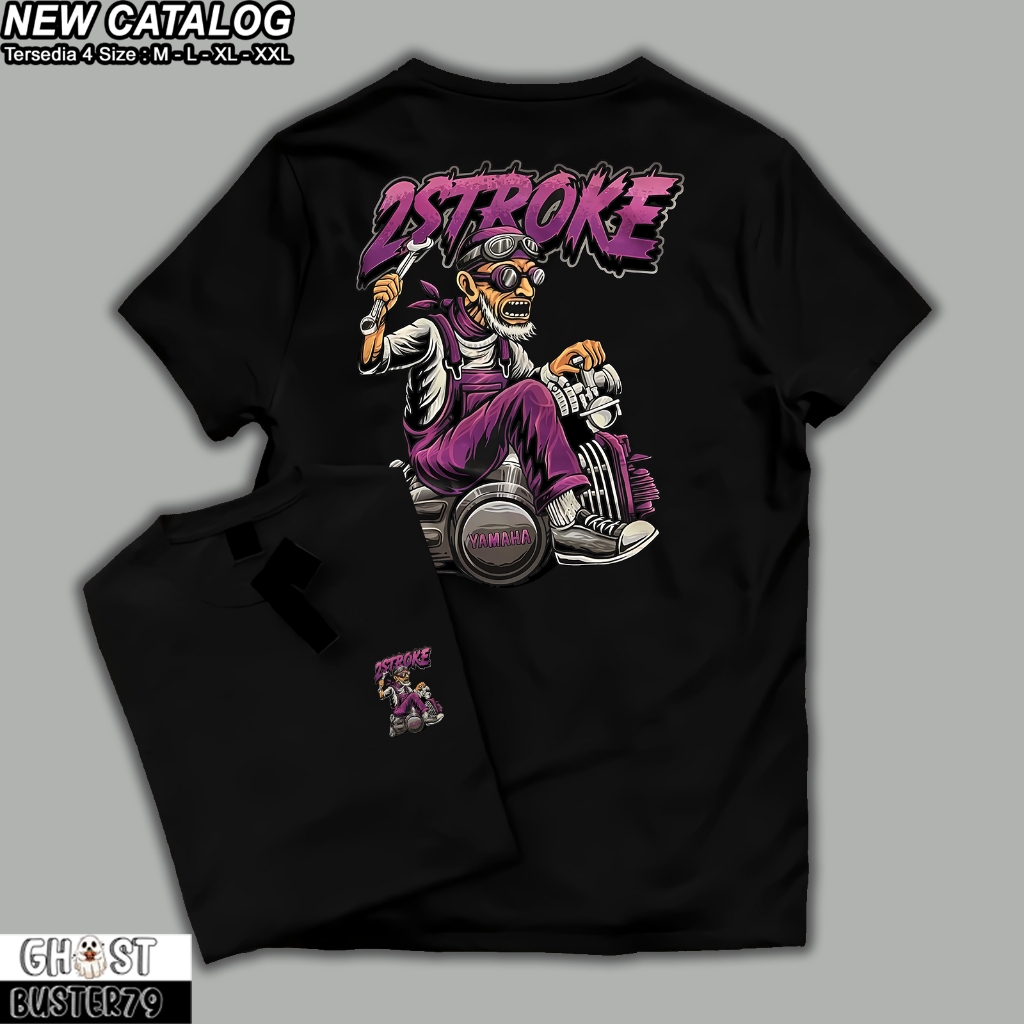 Kaos Racing 2 Stroke Baju Kaos Pria Racing 2 Stroke Cowok Baju Distro Racing Pria 2 Stroke