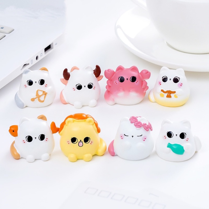 (1Pcs) C49 Figure 3D Zodiac Emoticon