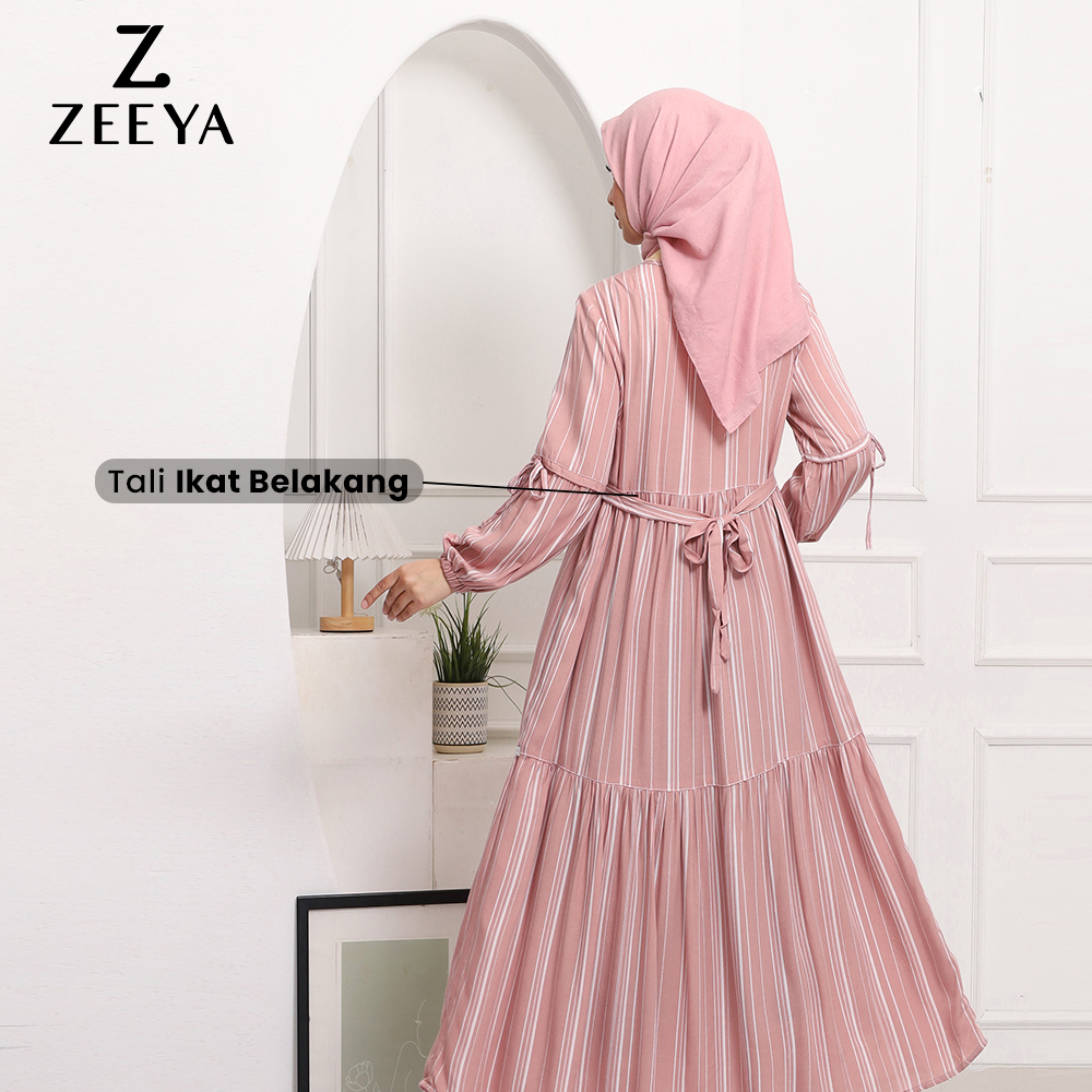 KUALITAS SUPER ZEEYA COLLECTION ADELIA GAMIS MIDI DRESS BAJU GAMIS SYARI WANITA BAHAN RAYON PREMIUM