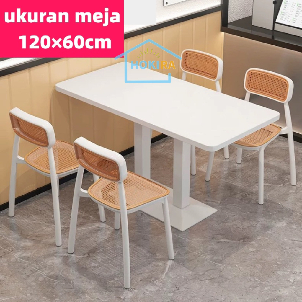 meja makan meja cafe meja indoor/outdoor meja persegi panjang meja minimalis meja tulis ukuran 120x6
