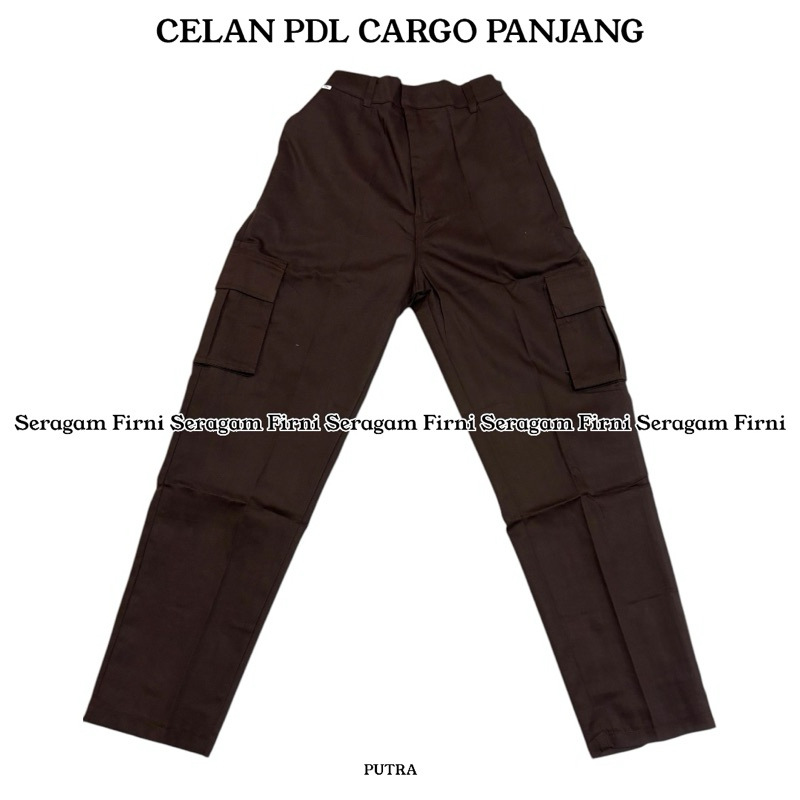 Celana SD/SMP/SMA PDL PRAMUKA CARGO PANJANG untuk anak laki-laki