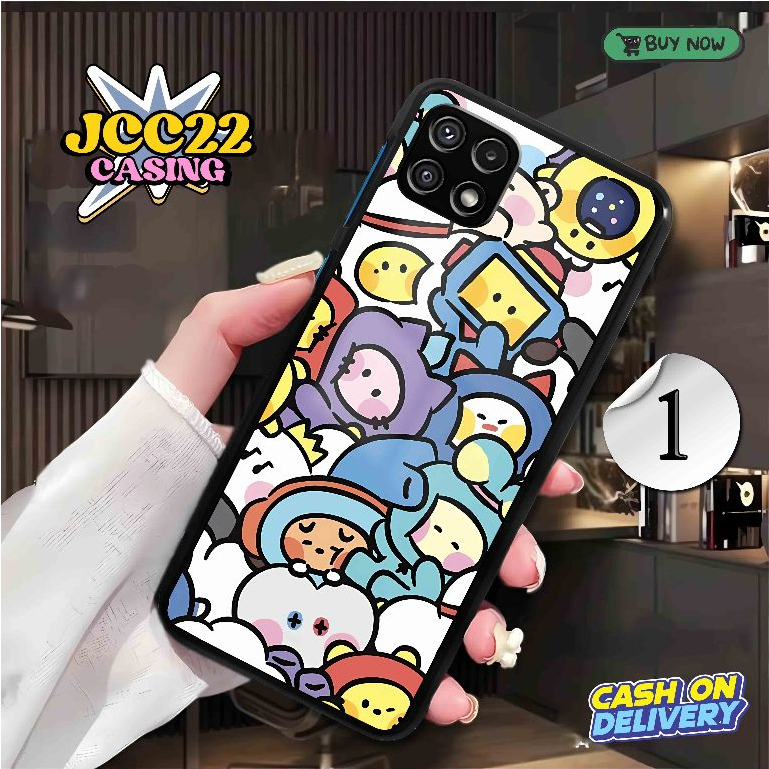 Case Glossy FOR SAMSUNG A05 A05S A55 A35 A14 5G A03S A04S pelindung hp Motif Truz Treasure KPOP /S43