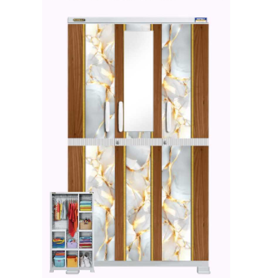 HOMELIVING - LEMARI PLASTIK - LEMARI NAPOLLY - LEMARI 6 PINTU - LEMARI MINIMALIS - LEMARI PAKAIAN - 