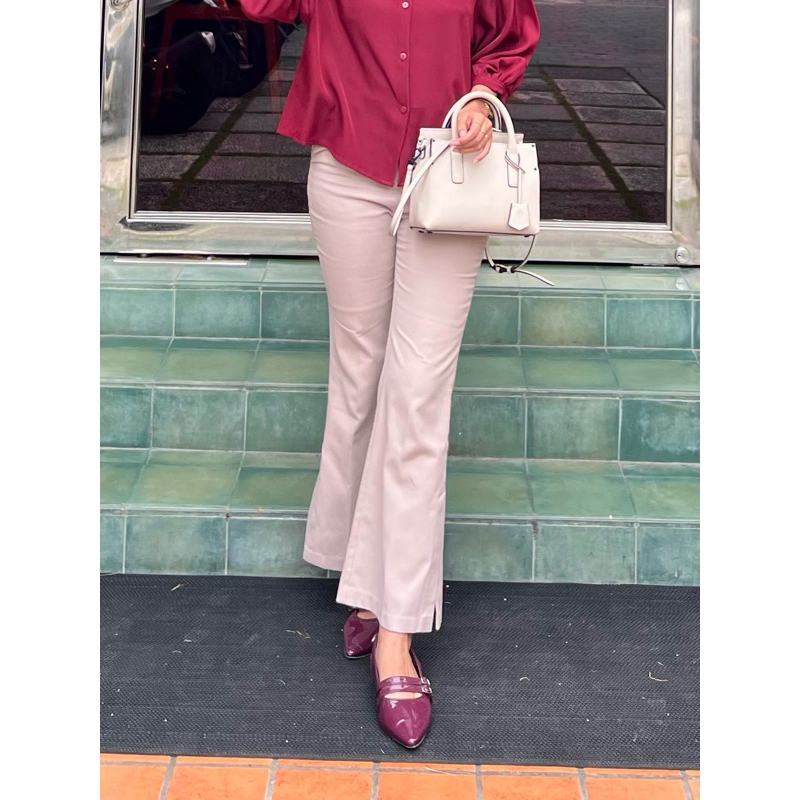 celana cutbray flare pants GU by Uniqlo