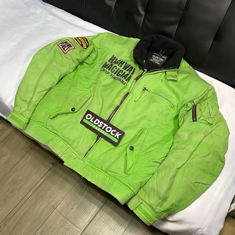 Jacket Racing Yellow Corn Highway Magician Green Original Langka