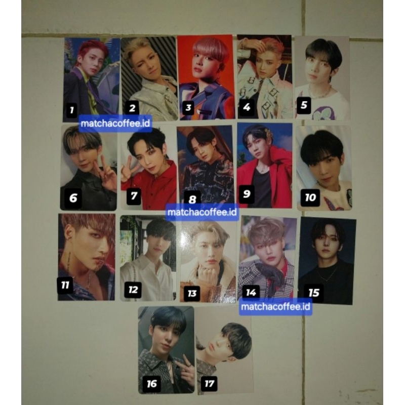 PC PHOTOCARD OFFICIAL ATEEZ ALBUM FEVER PART 1 PART 2 PART HONGJOONG SEONGHWA YUNHO YEOSANG SAN MING