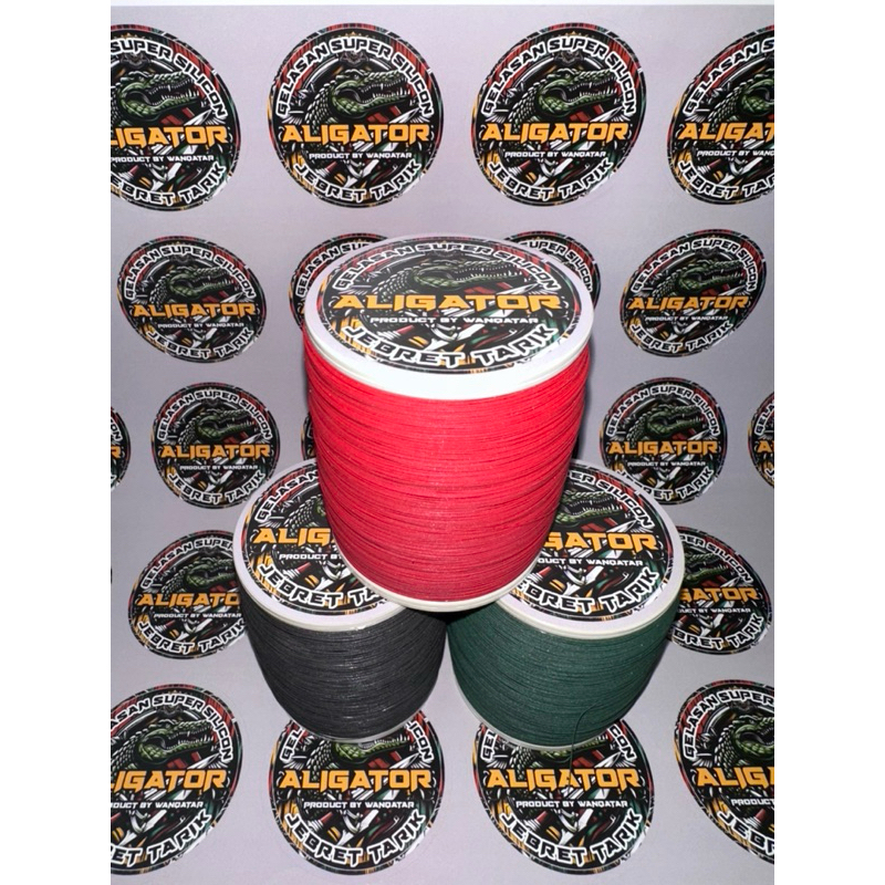 [JEBRET ALIGATOR 2000 ] Gelasan Senar Mati MATOT 2000yard 022 ALIGATOR by 1QATAR Sangat Tajam Kasar 