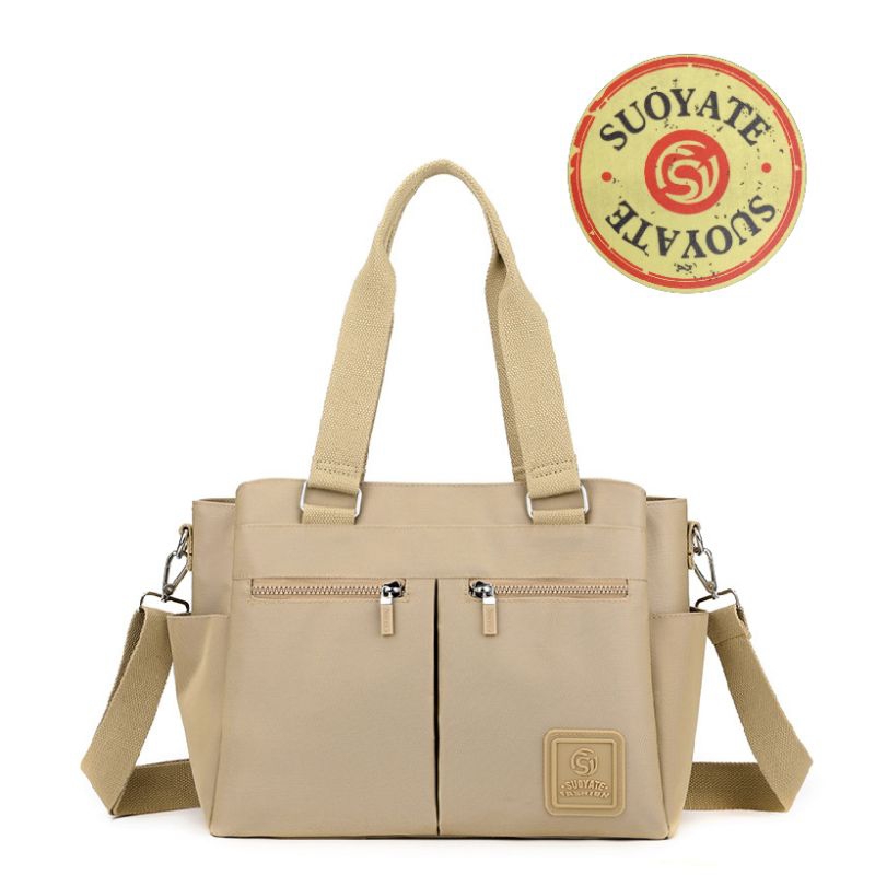 SUOYATE 1211 SUOYATE - TAS TOTE & TAS SELEMPANG FASHION WANITA ANTI AIR ( MUAT LAPTOP 14 INCH )