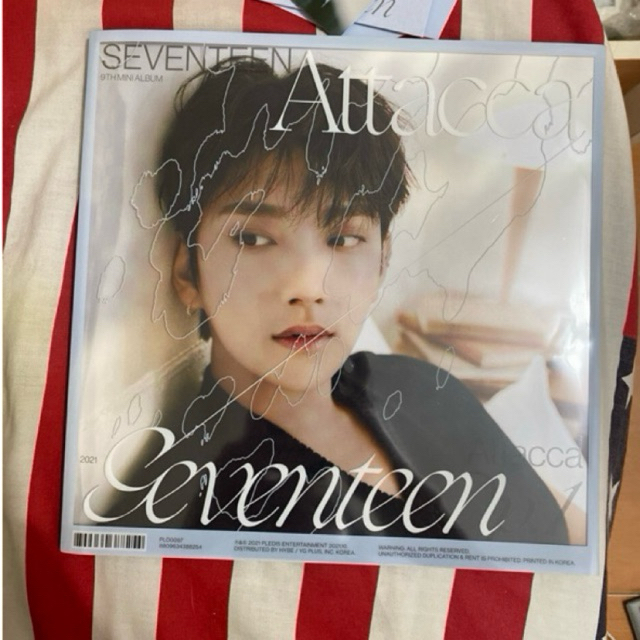 SEVENTEEN ATTACA ALBUM (PERFORMANCE VER) woozi minghao/the8 postcard joshua cover