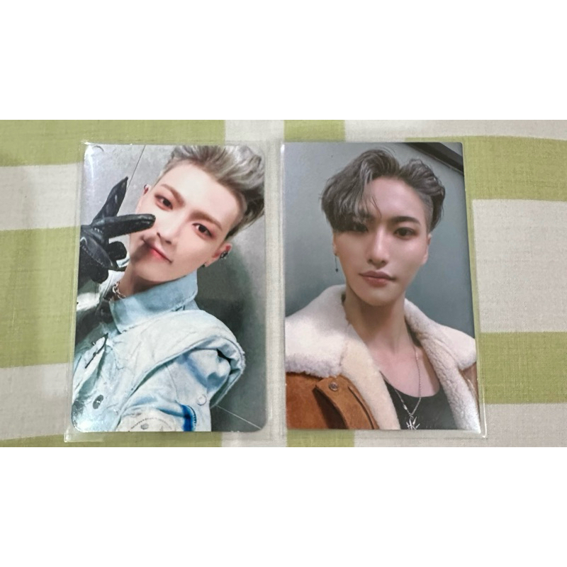 Photocard Ateez Hongjoong Seonghwa