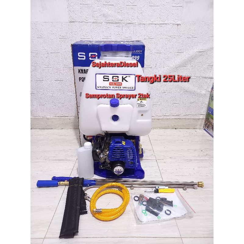 Knapsack Sprayer Semprotan Hama 4Tak Tangki 20Liter Bensin