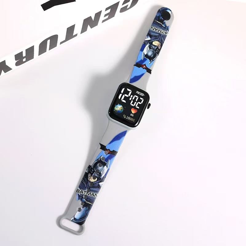 Jam Anak Strap Kartun – Nyala LED & Waterproof