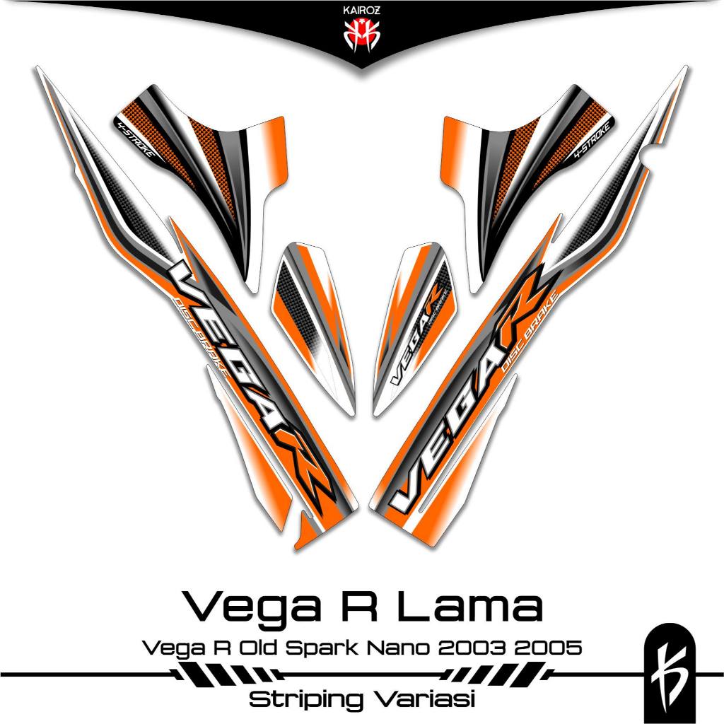 STRIPING VEGA R LAMA SKU 11 STIKER STICKER YAMAHA VEGA R OLD 2003 2005 110 LAMA SIRIUS SPARK NANO