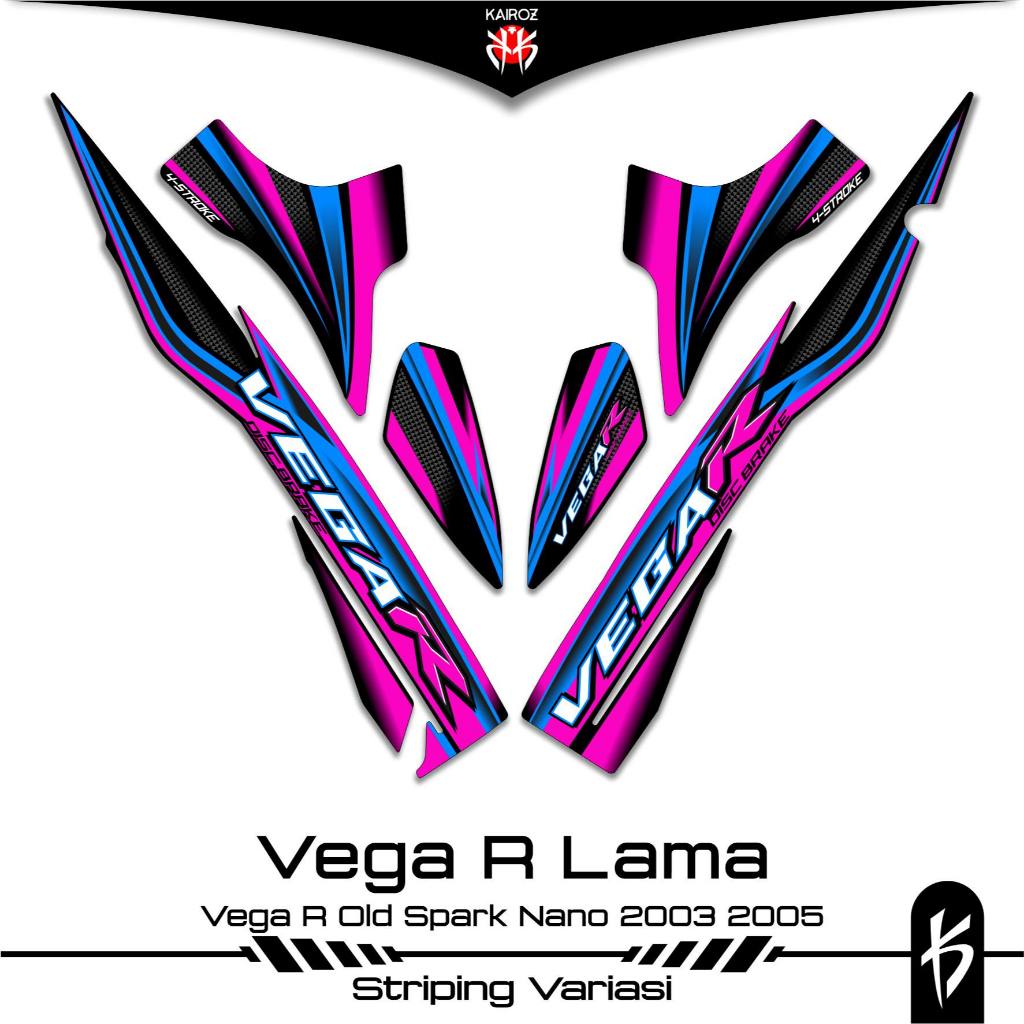 STRIPING VEGA R LAMA SKU 14 STIKER STICKER YAMAHA VEGA R OLD 2003 2005 110 LAMA SIRIUS SPARK NANO