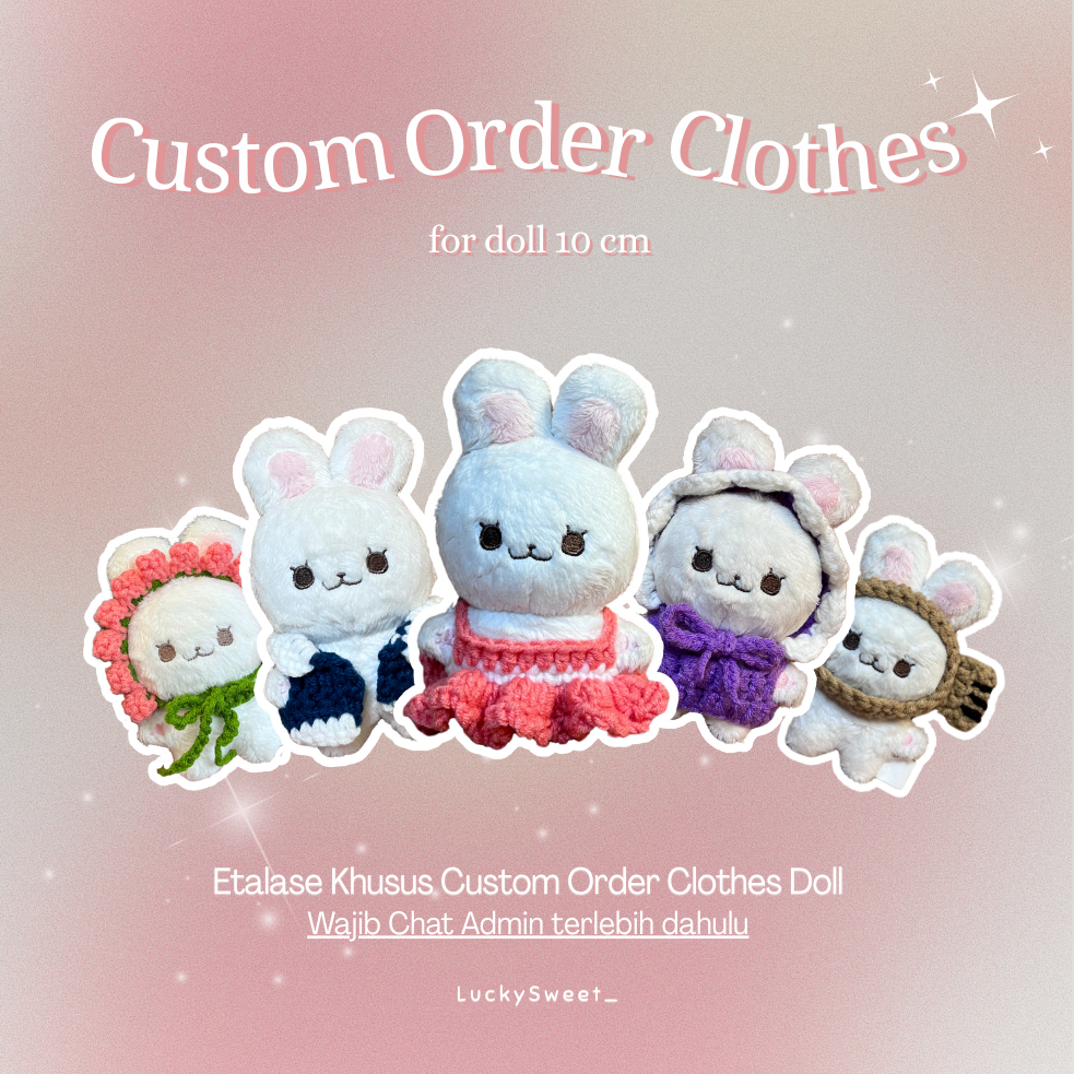 Custom Order | Clothes Crochet Doll 10 cm