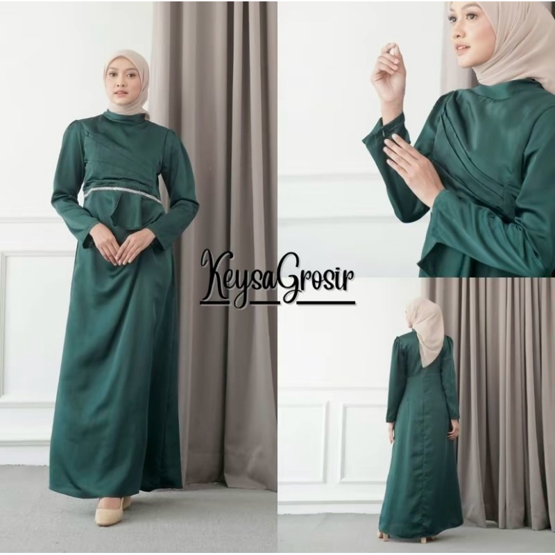 Novella Luxury Dress Satin Maxmara Silk