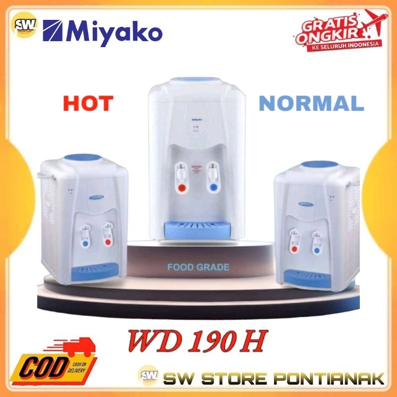 MIYAKO DISPENSER WD-190 PH HOT & NORMAL WD 190 PH / DISPENSER MIYAKO WD-190 H DISPENSER AIR GALON MI
