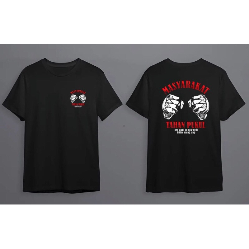 KAOS MASYARAKAT TAHAN PUKUL “ORA WANI YO ORA WEDI INTINE MUNG SIAP”