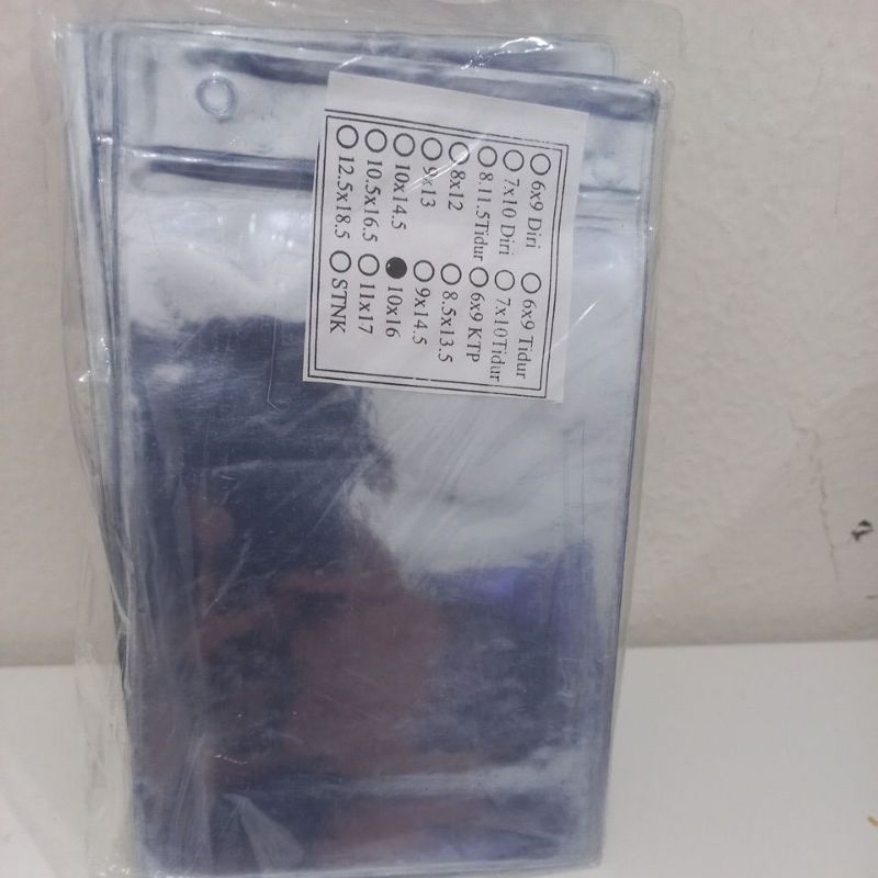 

Plastik Panitia 10x16 berdiri/harga untuk per pak (isi100 lembar)