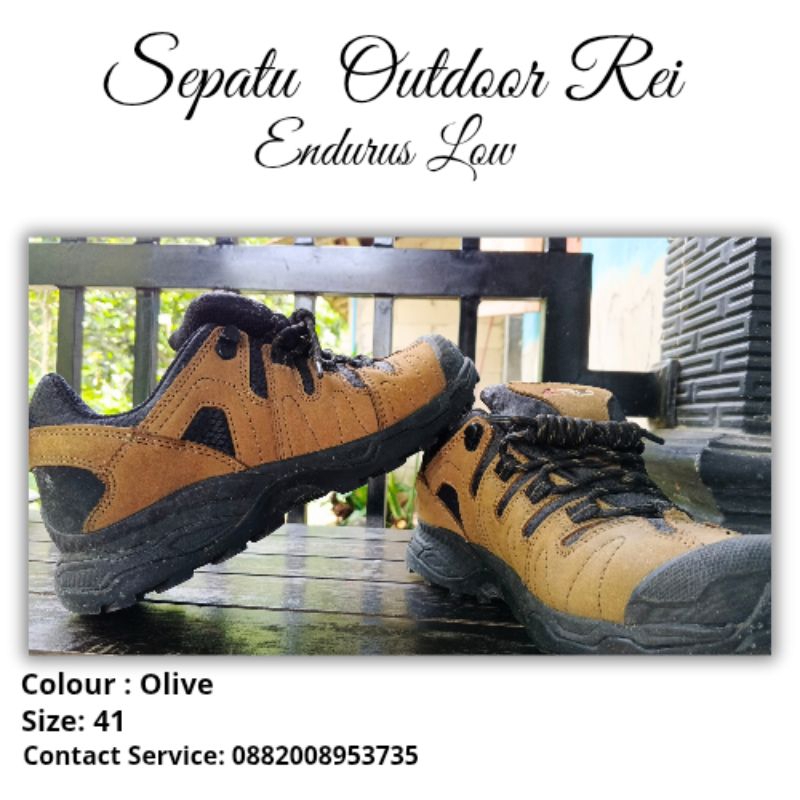 Sepatu Outdoor Rei Endurus Low || Second