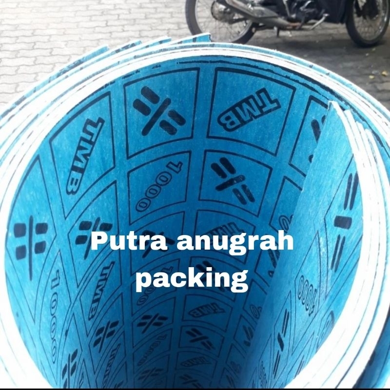 Packing Tombo 1000 Biru Lembaran 0,5mm x 127cm x 127cm / Packing Asbestos 1000 Biru Lembaran / Packi