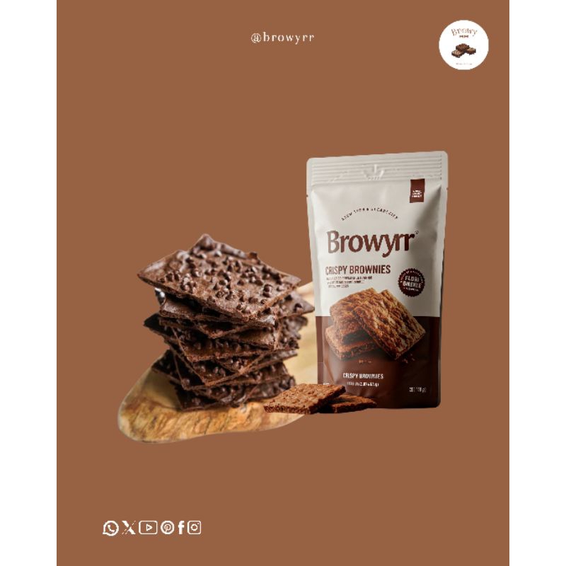 Browyrr - Brownies Crispy Choco Chips 50gr