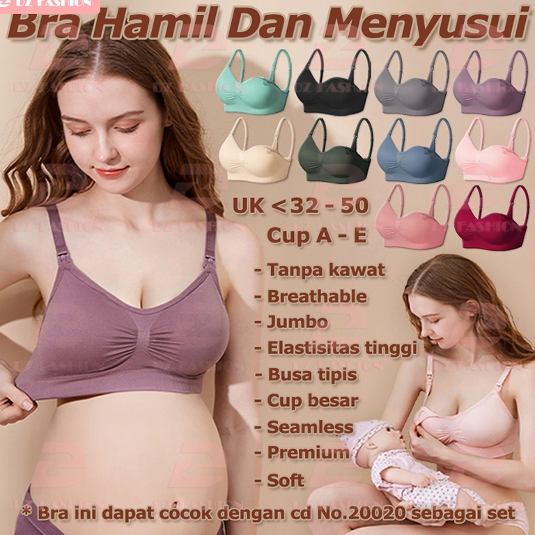 Bagus Dipakai Bra Menyusui Jumbo Seamless Nursing Bh Tanpa Kawat Bahan Katun Maternity Bra Push Up B