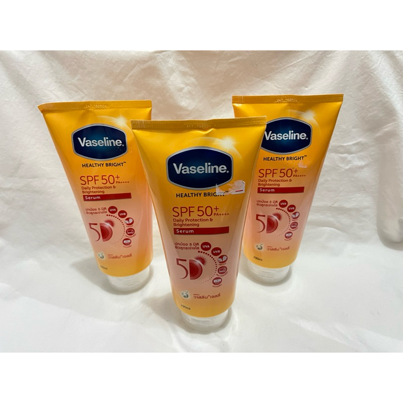vaseline sunblock spf 50+ pa++++, original thailand 