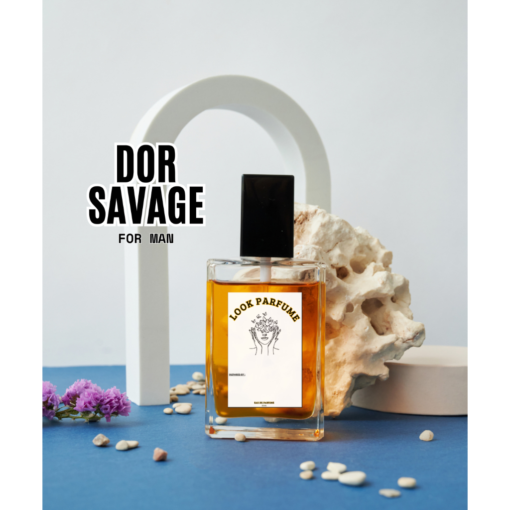 Look Parfum - Dor Savage - Aroma Bergamot & Ambroxan - Maskulin Elegant