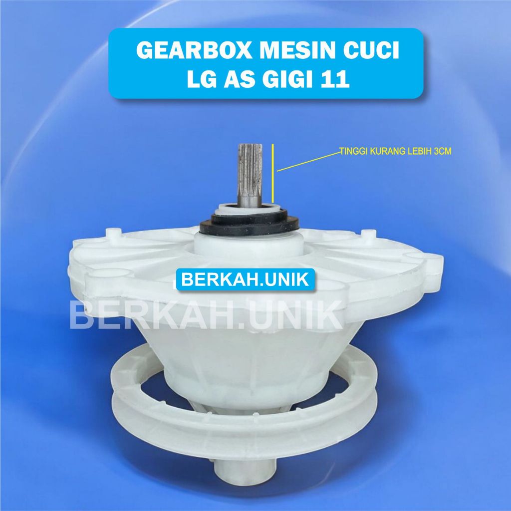 [Berkah.unik] Gearbox mesin cuci LG gigi 11 - Gearbox as 3cm LG 11z - Girbox mesin cuci LG gigi 11