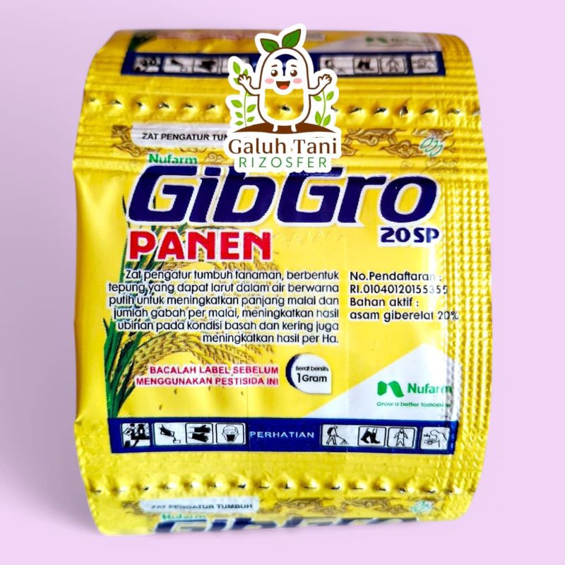 Nufarm Gibgro 20 SP Panen 1gr-ZPT untuk tanaman