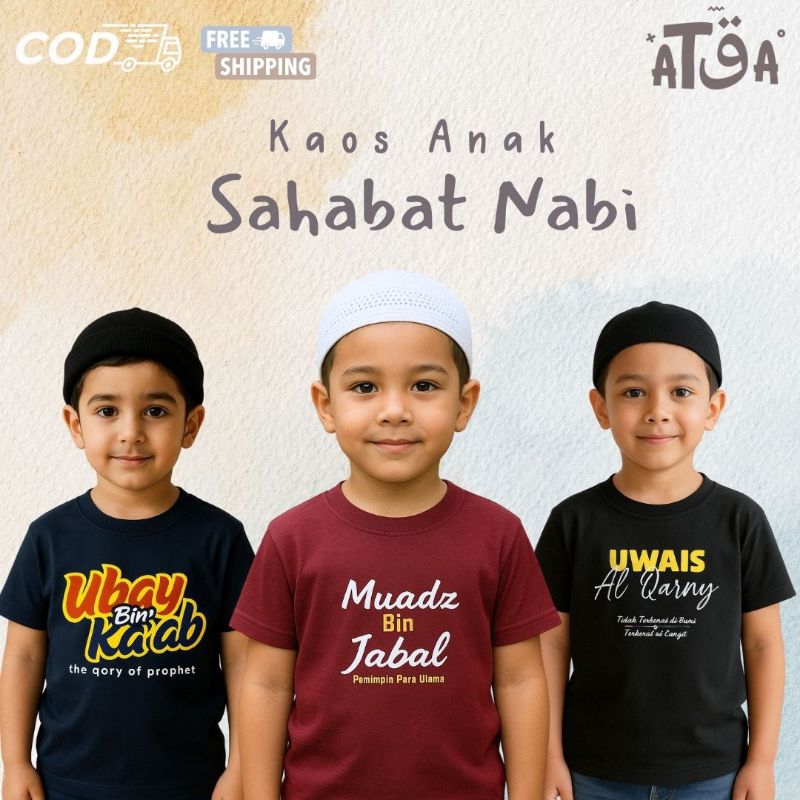 KAOS ANAK SAHABAT NABI / KAOS SAHABAT NABI / KAOS ANAK MUSLIM