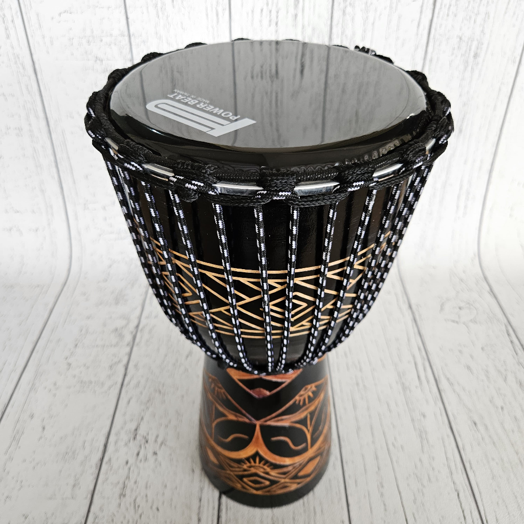 Kendang Jimbe Djimbe Head Mika 10 Inch Ukuran 50 cm Kualitas Super Tone Suara Nyaring