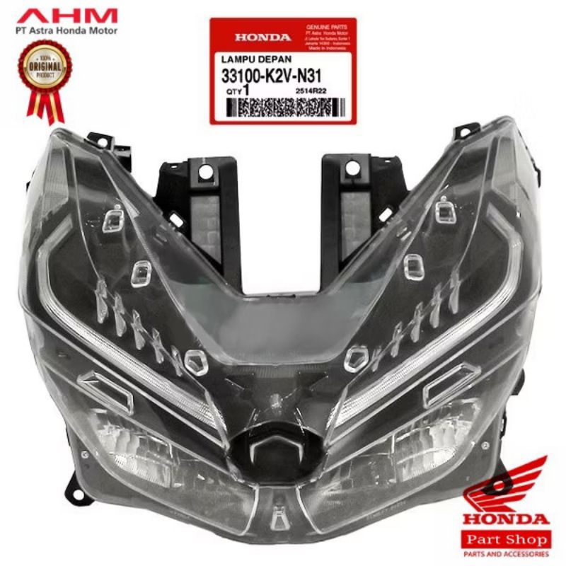 33100-K2V-N31 Reflektor Lampu Depan Vario 125 Gen 2 K2V 2023