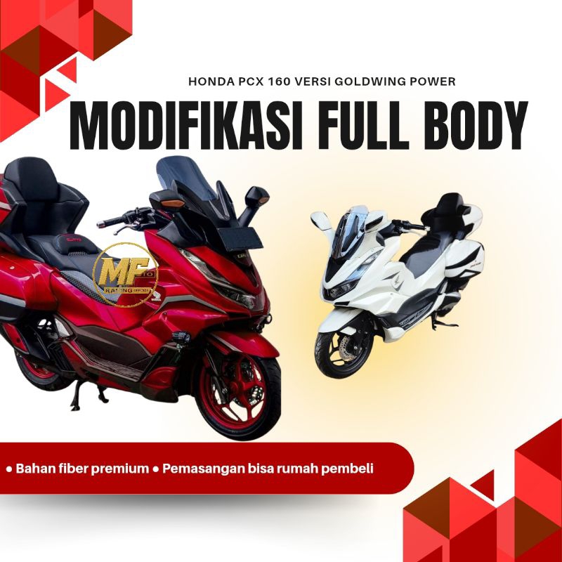 Modifikasi Honda Pcx 160 Goldwing Power