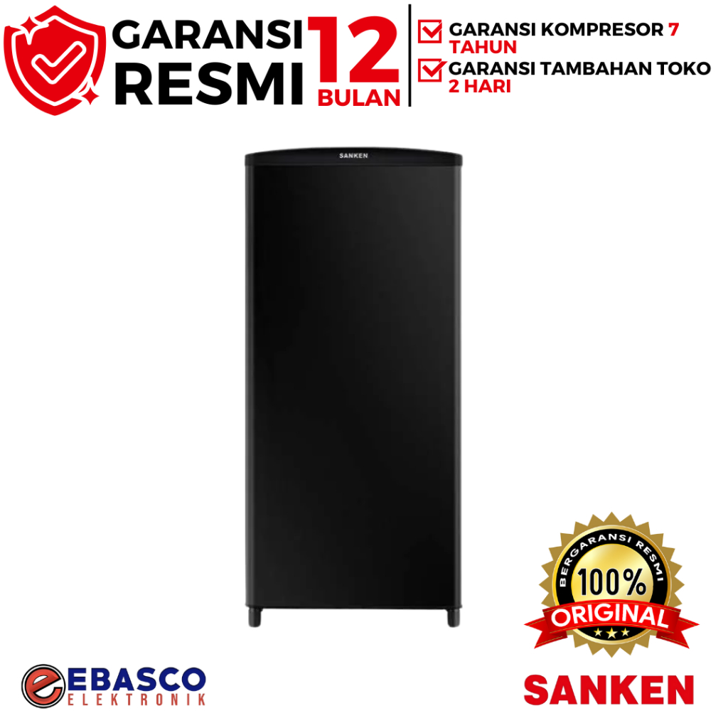 SANKEN Kulkas SKV 198 ABB 1 Pintu 190 Liter Low Watt Bergaransi Resmi