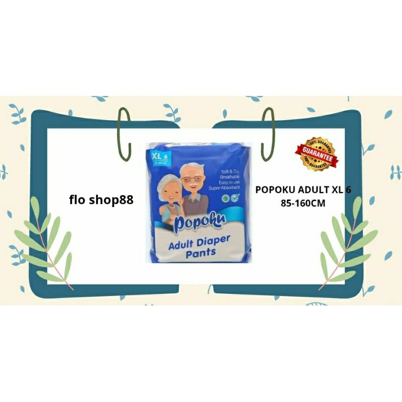 A - POPOKU UNTUK ORANG TUA / POPOKU XL / POPOK PANTS XL
