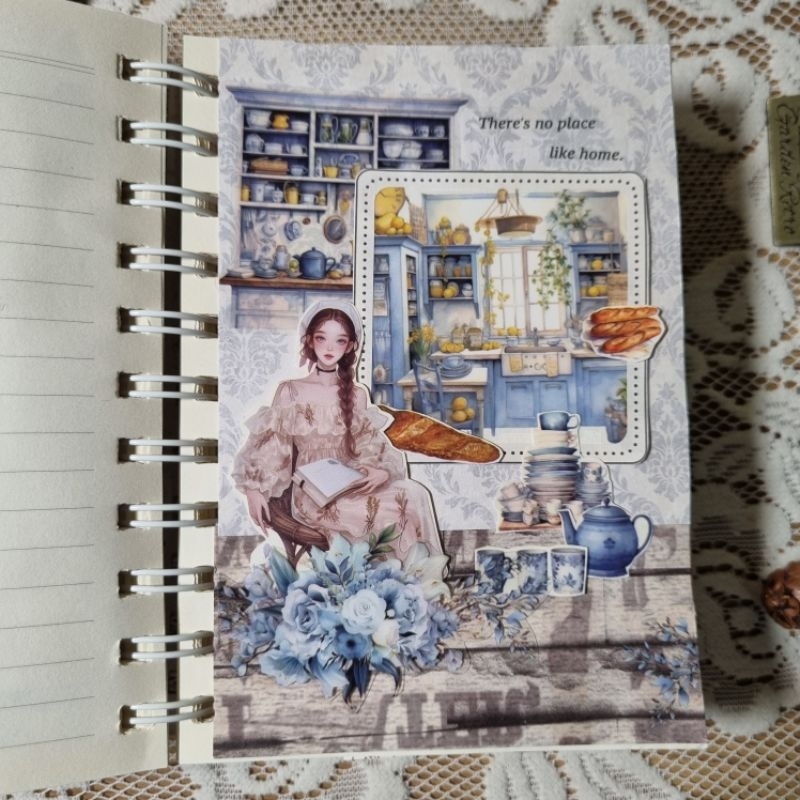 

Stiker Bunga Panjang Cantik Estetik Biru Orange Peach Flower Bar Sticker Pack