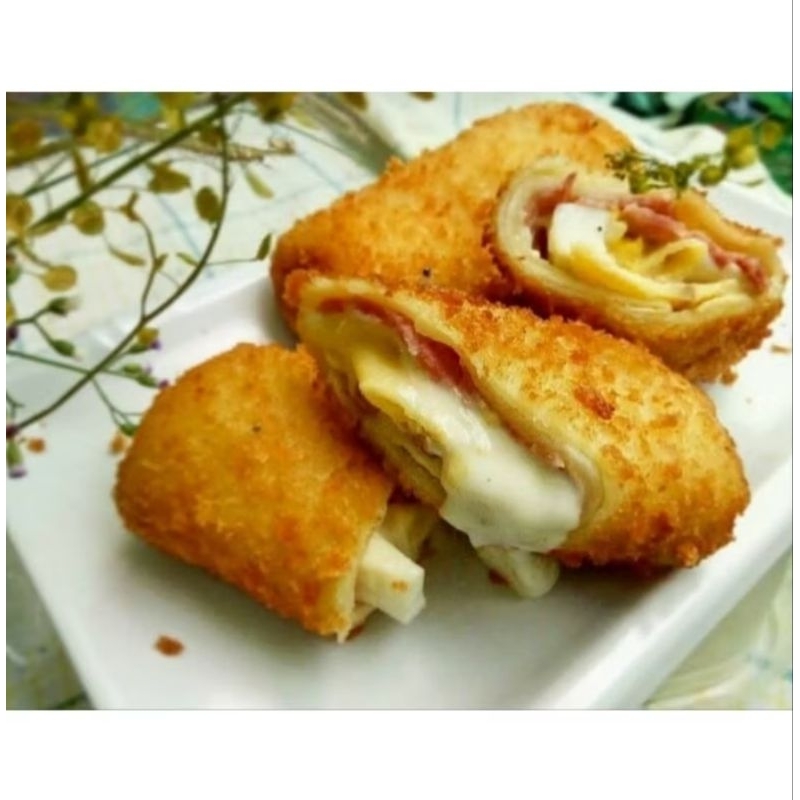 

Risol Mayo isian sosis dan telur (Frozen food)