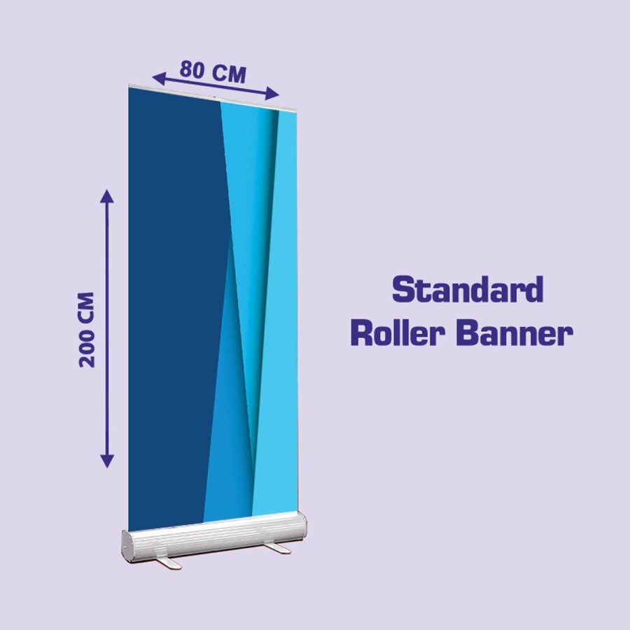 Roll Banner ukuran 200x80cm