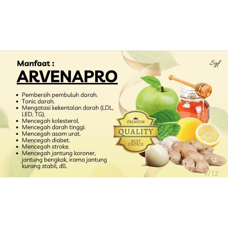 

ARVENAPRO solusi herbal lancarkan pembuluh darah