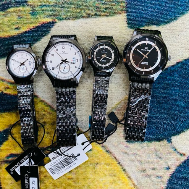 Charles Delon Rantai Original Jam Tangan Wanita Kecil