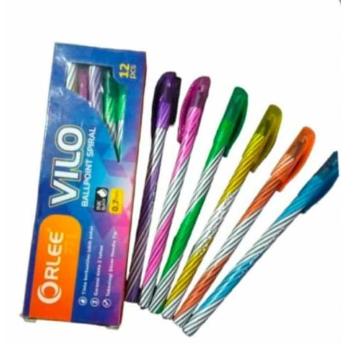 

Pulpen / Gelpen ulir VILLO/ Xi zua / NT50 / Orlee (12 pcs)