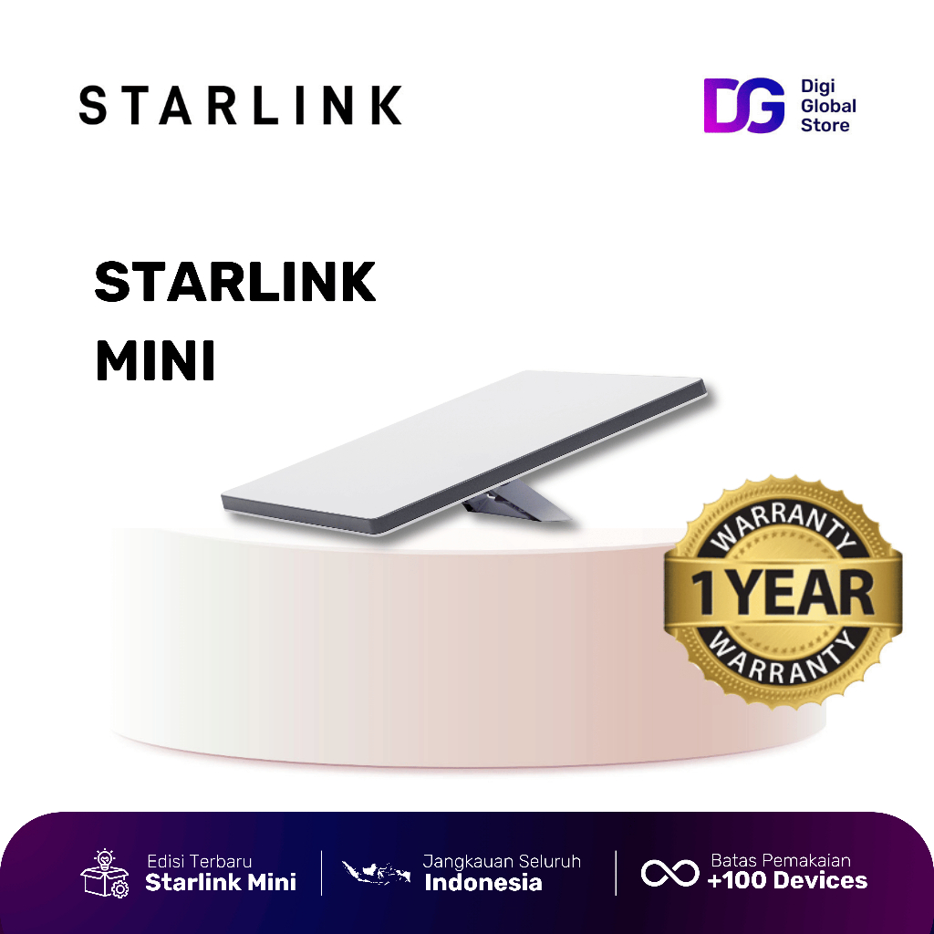 [DIPANDU AKTIVASI] Starlink Mini - Internet Satelit Generasi Terbaru - Dibantu Pasang, Modem WiFi Ad