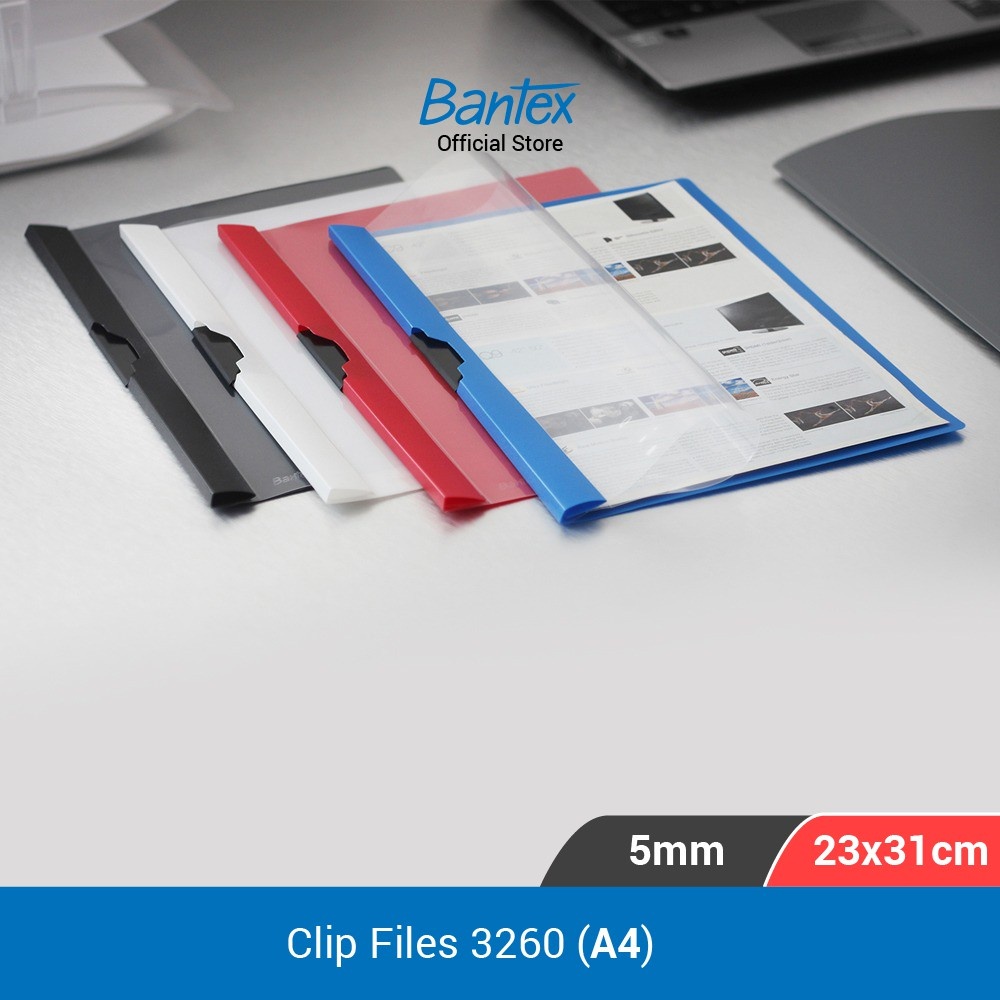 BANTEX CLIP FILE A4 METAL CLIP 3260 ( PCS )