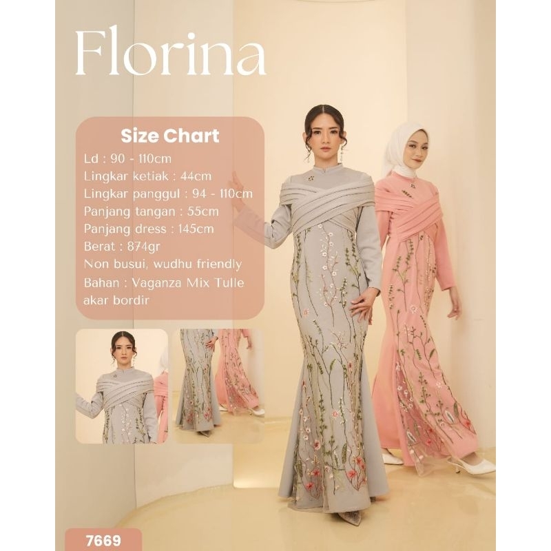 dress ORI MK dahpne florina dress maira dress kaisya floral ORI mk