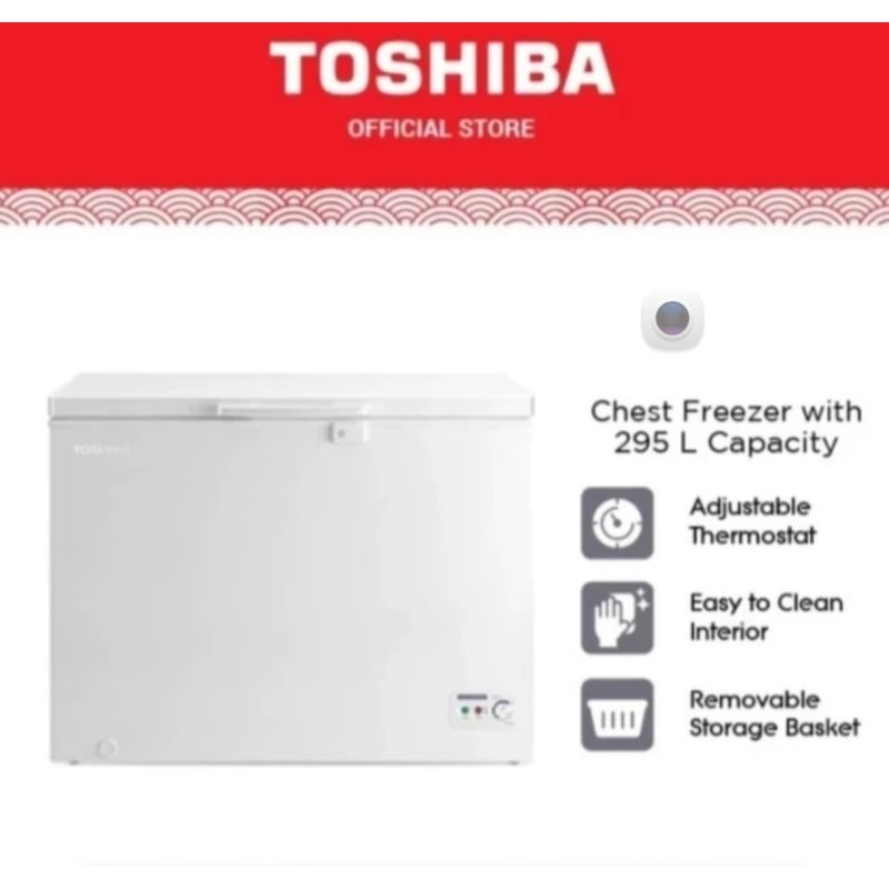BOX FREEZER TOSHIBA CRA390 300LITER CHEST FREEZER
