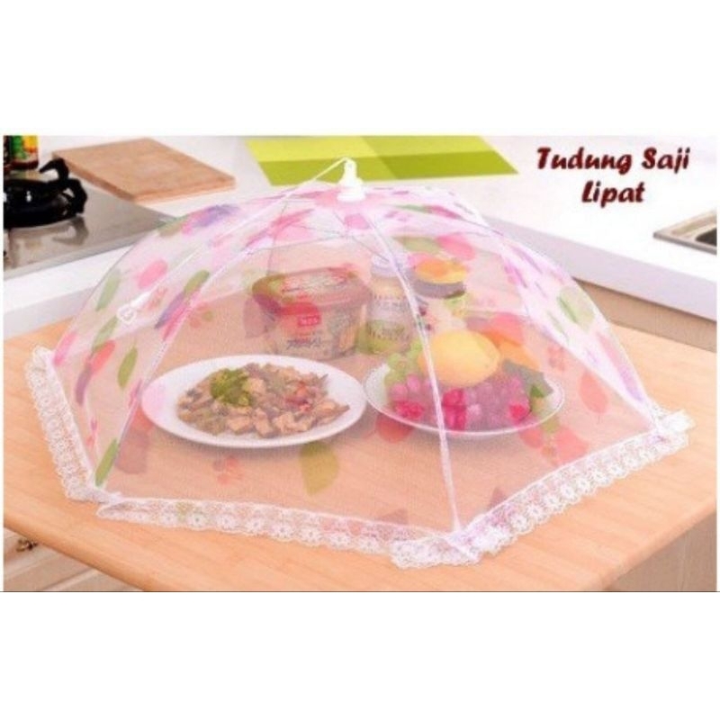 Tudung Saji Transparan/ tutup makanan / tudung saji meja