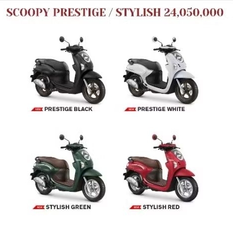 SCOOPY SERIES | Motor Honda Scoopy | Scoopy Stylish | Scoopy Prestige | Scoopy Fashion | Scoopy Ener