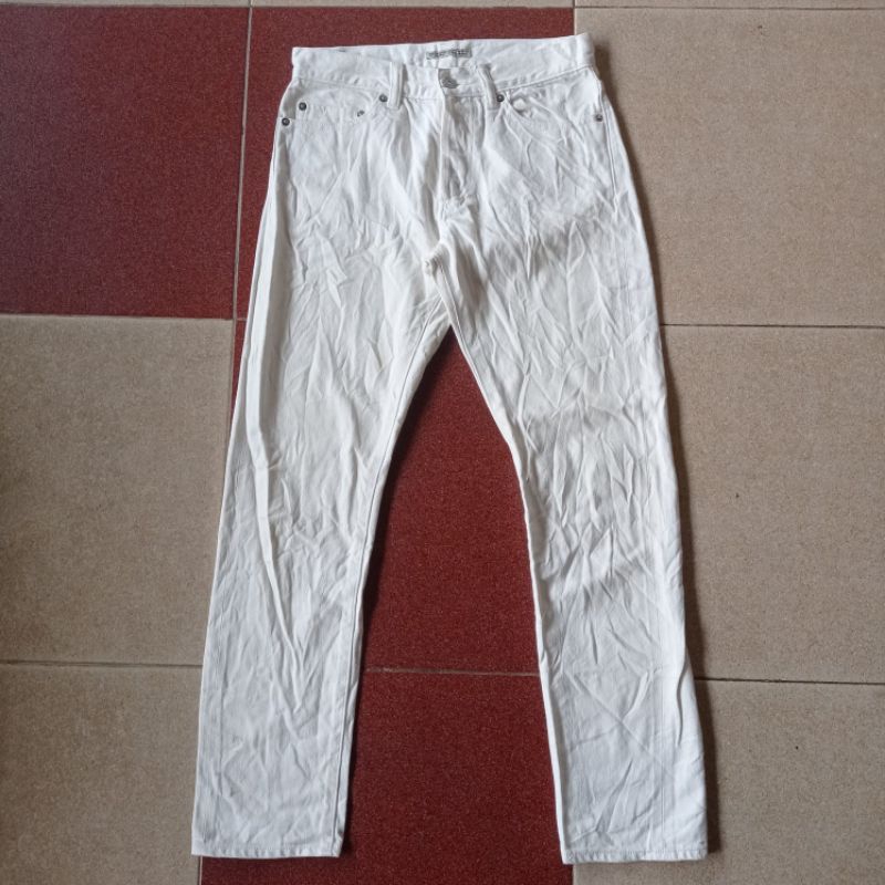 celana panjang/jeans Beauty &youth putih